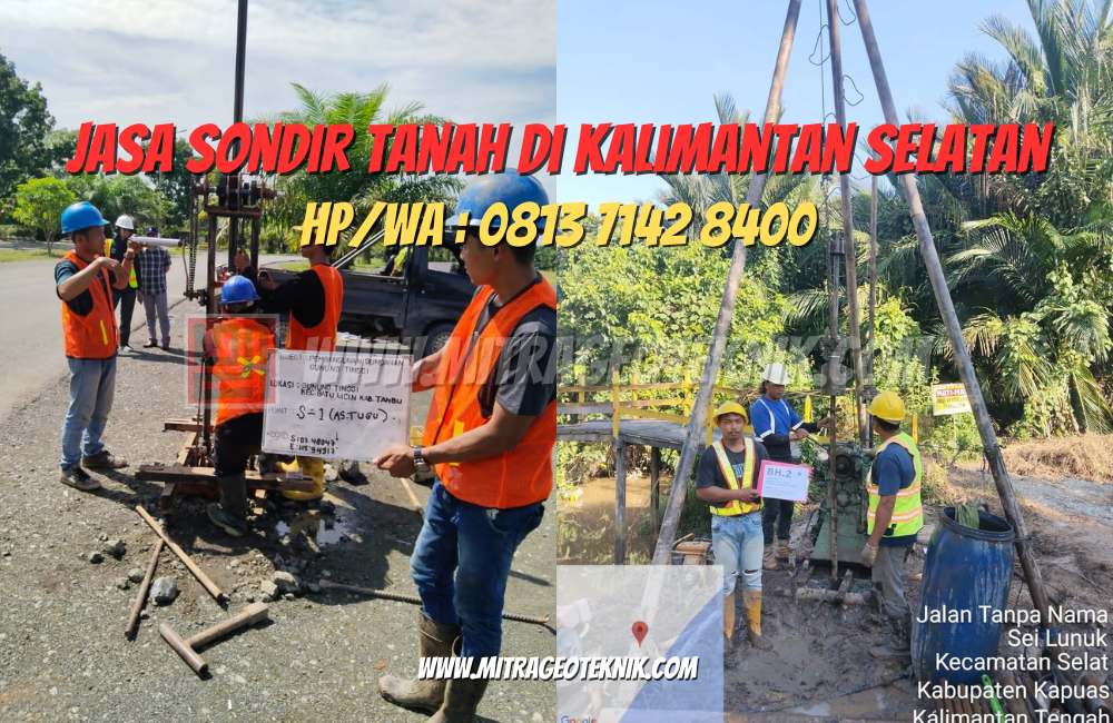 Jasa Sondir Tanah di Kalimantan Selatan