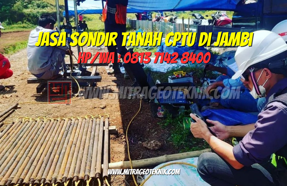 Jasa Sondir Tanah CPTu di Jambi