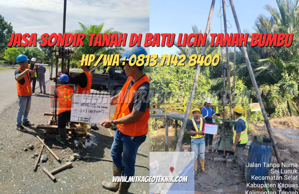 Jasa Sondir Tanah di Batu Licin Tanah Bumbu