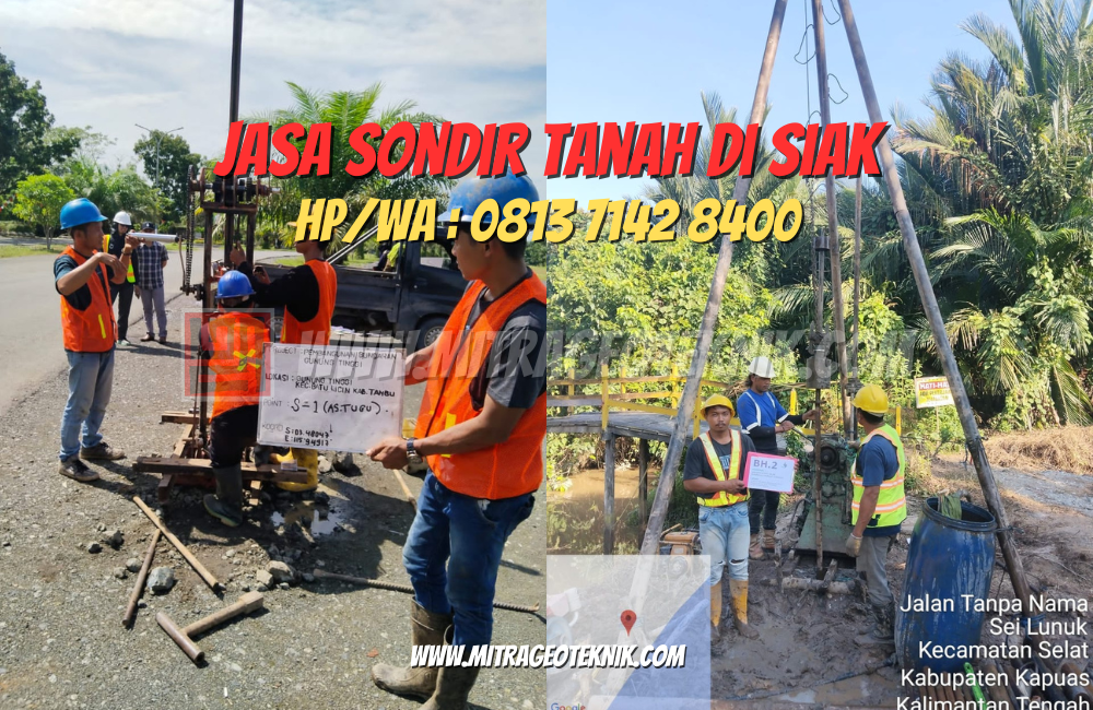 Jasa Sondir Tanah di Siak