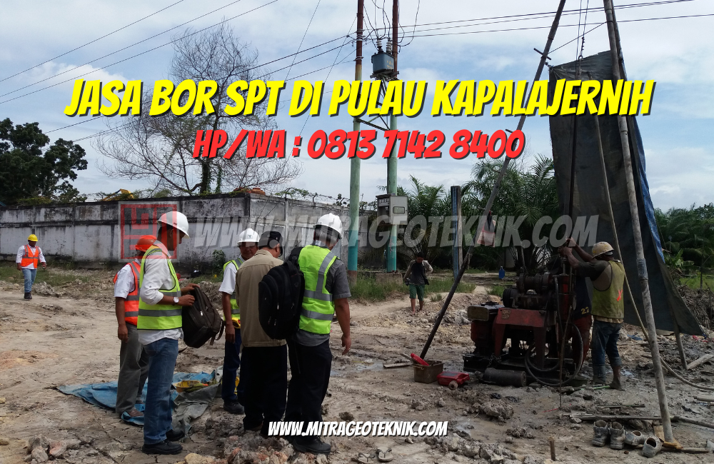 Jasa Bor SPT di Pulau Kapalajernih