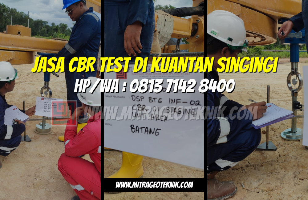 Jasa CBR Test di Kuantan Singingi